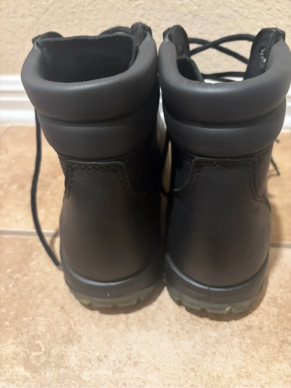 Redback Men's Black Lace-Up Work Boots — Rugged All-Day Comfort